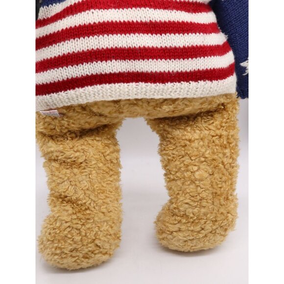 TY Beanie 24” Stars & Stripes Forever Large Curly Teddy Bear 1991 Vintage Rare - Picture 6 of 7